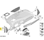 Acabamento Lateral Painel Bmw X1 U11 2023 2024 2026 Direita - Imagem 2