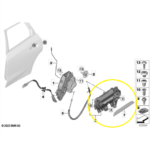 Maçaneta Porta Bmw X1 M Sport U11 2023 a 2026 Traseira Esq - Imagem 2