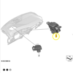 Botao Desembaçador Parabrisa Vigia Bmw X1 U11 2023 a 2026 - Imagem 2
