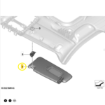 Quebra Sol Espelho Bmw X1 U11 2023 2024 2025 2026 Direito - Imagem 2