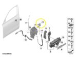 Batente Fechadura Porta Bmw X1 U11 2023 2024 2025 2026 Oem - Imagem 2