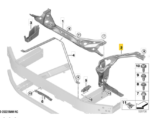 Suporte Oculos Farol  Bmw X1 M Sport U11 2023 24 a 2026 Esq - Imagem 2