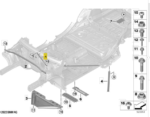 Barra Anti Torçao Cofre Motor Bmw X1 U11 2023 2024 2025 2026 - Imagem 2