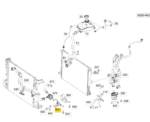 Suporte Bomba Agua Motor Mercedes Benz A35 Amg M260 19 a 23 - Imagem 2