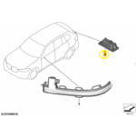 Luz Led Placa Bmw X1 U11 2023 2024 2025 2026 Traseira Oem - Imagem 2