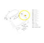 Moldura Vigia Lateral Mercedes Benz A35 Amg 2019 a 2023 Esq - Imagem 2