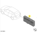 Modulo Tampa Porta Malas Bmw X1 U11 2023 2024 2025 2026 Oem - Imagem 2
