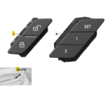 Botao Trava Porta Bmw X1 M Sport U11 2023 a 2026 Diant Esq - Imagem 2