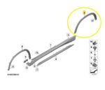 Moldura Friso Paralama BMW X1 U11 2023 a 2026 Traseiro Dir - Imagem 2
