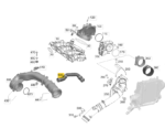 Tubo Mangueira Agua Motor Mercedes Benz A35 Amg 2019 a 2023 - Imagem 2