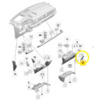 Acabamento Porta Luvas Porsche Macan 4S Eletric 2025 2026 - Imagem 2