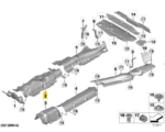 Defletor Calor Tunel Escape Bmw X1 U11 2023 24 a 2026 Diant - Imagem 2