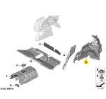 Isolamento Acustico Porta Mala Bmw X1 U11 2023 a 2026 Esq - Imagem 2