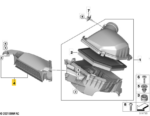 Duto Entrada Ar Motor Bmw X1 M Sport U11 2023 2024 2025 2026 - Imagem 2
