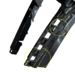 Moldura Parachoque Bmw X1 U11 2023 2024 2025 Dianteira Esq - Imagem 3