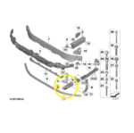 Suporte Alma Picareta BMW X1 U11 2023 a 2026 Diant Direito - Imagem 2