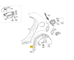 Parabarro Lameiro Mercedes A35 Amg 2019 A 23 Diant Esq Tras - Imagem 2
