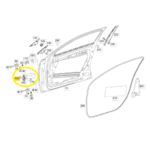 Limitador Porta Mercedes Benz A35 Amg 2019 a 2023 Dianteira - Imagem 2