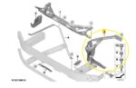 Suporte Oculos Farol Bmw X1 M Sport U11 2023 a 2026 Direito - Imagem 2