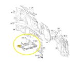 Suporte Caixa Bateria Mercedes Benz A35 Amg 2019 2020 a 2023 - Imagem 2