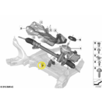 Suporte Caixa Direçao Bmw X1 M Sport U11 2023 2024 a 2026 - Imagem 2