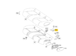 Suporte Isofix Banco Mercedes Benz A35 Amg 19 a 23 Tras Esq - Imagem 2