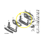 Defletor Duto Ar Radiador BMW X1 M Sport U11 2023 24 a 2026 - Imagem 2