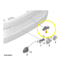 Botao Maçaneta Tampa Porta Malas BMW X1 U11 2023 2024 a 2026 - Imagem 2