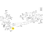 Defletor Termico Tunel Mercedes Benz A35 Amg 2019 a 2023 - Imagem 2