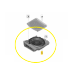 Alto Falante Subwoofer Banco BMW X1 U11 2023 a 2026 Esquerda - Imagem 2