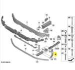 Suporte Parachoque Alma Bmw X1 U11 2023 a 2026 Diant Direito - Imagem 2