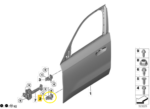 Dobradiça Inferior Porta BMW X1 U11 2023 24 a 2026 Diant Dir - Imagem 2