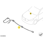 Mangueira Esguicho Parabrisa Burucutu Bmw X1 U11 2023 a 2026 - Imagem 2
