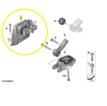 Coxim Suporte Motor BMW X1 U11 2023 2024 2025 2026 Direito - Imagem 2
