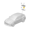 Suporte Modulo Amplificador Som Porsche Macan 4S Ev 2025 26 - Imagem 2