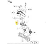 Porta Copos Console Porsche Macan 4S Ev 2025 2026 Original - Imagem 2