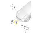 Buzina Caracol Agudo Porsche Macan 4S Eletric 2025 2026 Esq - Imagem 2