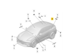 Suporte Sensor Keyless Modulo Antena Porsche Macan 4S  25 26 - Imagem 2