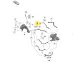Tubo Mangueira Agua Motor Porsche Macan 4S Ev 2025 2026 Oem - Imagem 2