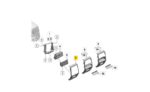 Moldura Console Central Porsche Macan 4S Ev 2025 2026 Tras - Imagem 2