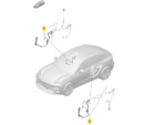 Chicote Porta Porsche Macan 4S Eletric 2025 2026 Traseiro - Imagem 2