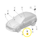 Modulo Controle Porta Porsche Macan 4S Ev 2025 26 Diant Esq - Imagem 2