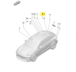 Modulo Amplificador Antena Porsche Macan 4S Ev 2025 2026 - Imagem 2
