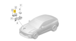 Caixa Fusivel Porsche Macan 4S Eletric 2025 2026 Direito Oem - Imagem 2