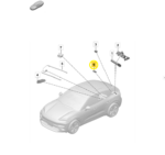 Sirene Sensor Estacionamento Porsche Macan 4S Ev 2025 2026 - Imagem 2