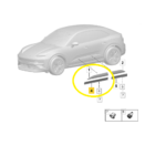 Acabamento Moldura Porta Porsche Macan 4S Ev 25 26 Diant Dir - Imagem 2