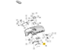 Moldura Painel Instrumentos Porsche Macan 4S Ev 2025 2026 - Imagem 2