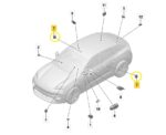 Botao Comando Vidro Porsche Macan 4S Ev 2025 2026 Traseira - Imagem 2