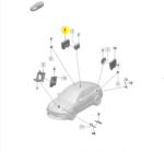 Modulo Controle Tampa Traseira Porsche Macan 4S Ev 25 26 Dir - Imagem 2