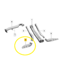Duto Ar Console Aquecedor Porsche Macan 4S 2025 2026 Esq Oem - Imagem 2